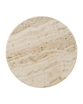 CURREY & COMPANY MILES TRAVERTINE ACCENT TABLE - Dining Tables