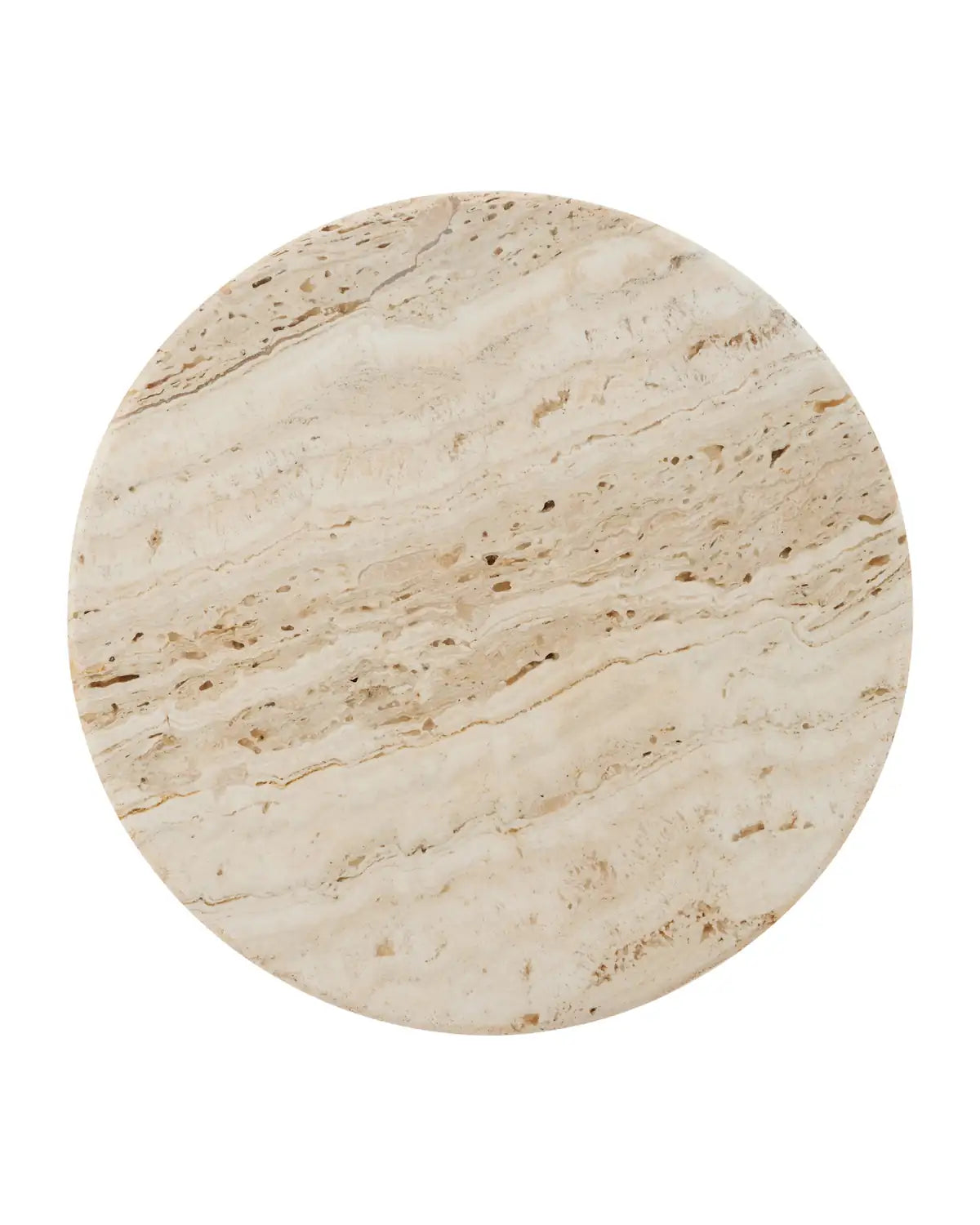 CURREY & COMPANY MILES TRAVERTINE ACCENT TABLE - Dining Tables