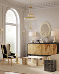 CURREY & COMPANY BOWER SIDE TABLE - Dining Tables