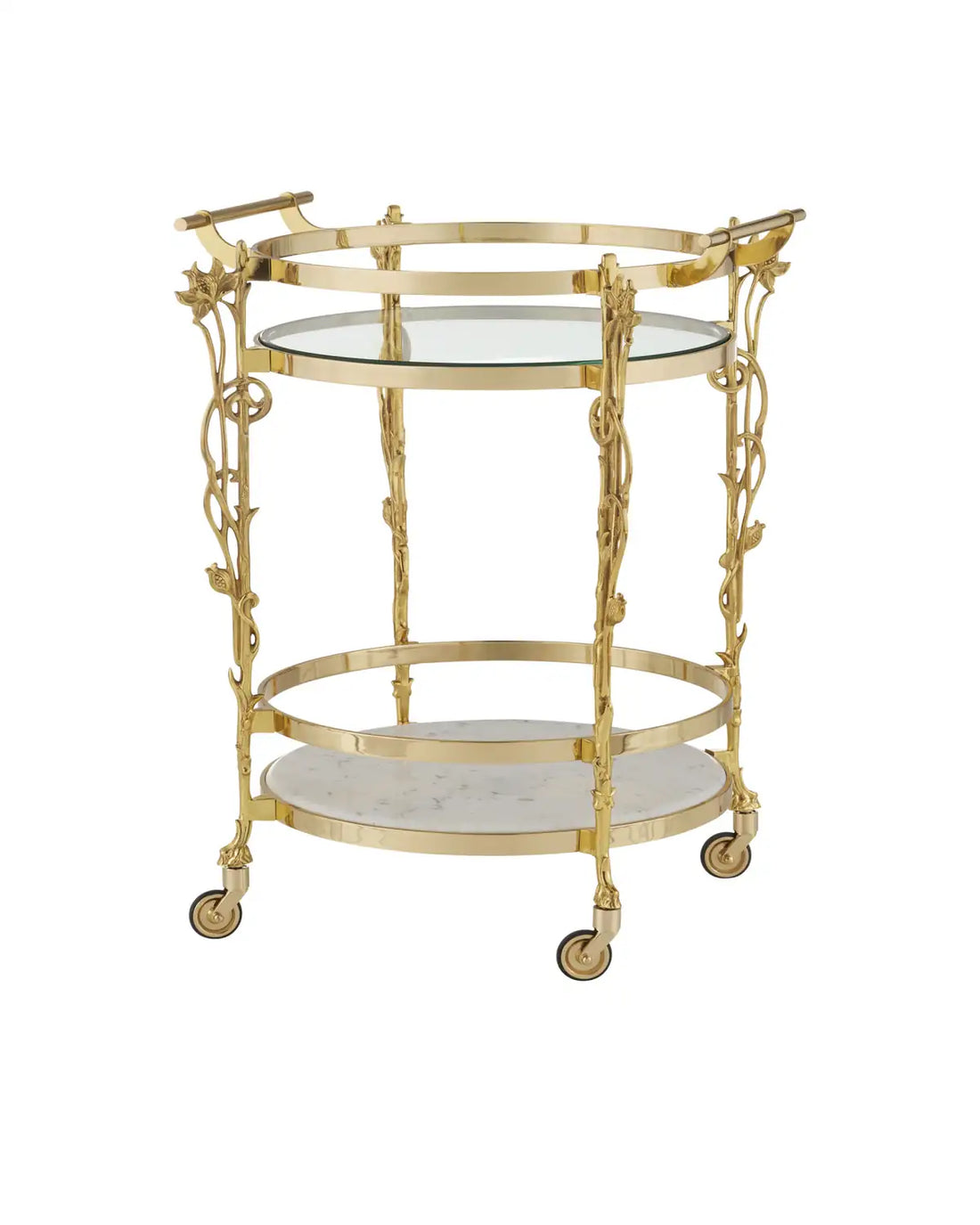 CURREY & COMPANY FIORE BAR CART - Dining Tables
