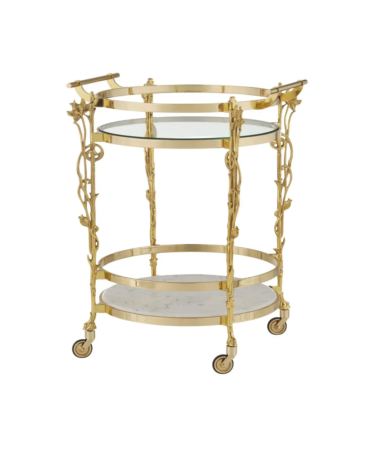 CURREY & COMPANY FIORE BAR CART - Dining Tables