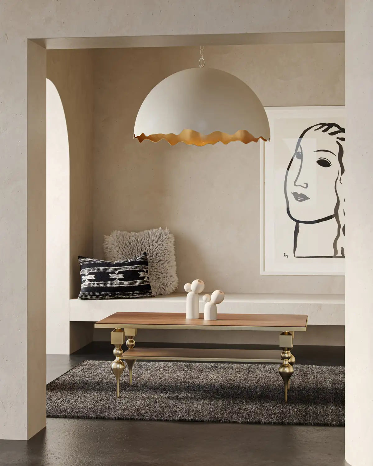 CURREY & COMPANY MAEVE COCKTAIL TABLE - Dining Tables