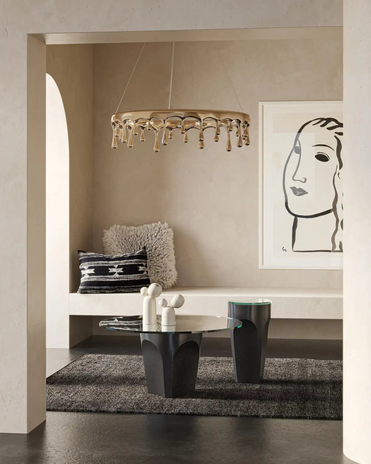 CURREY & COMPANY LEMY COCKTAIL TABLE - Dining Tables