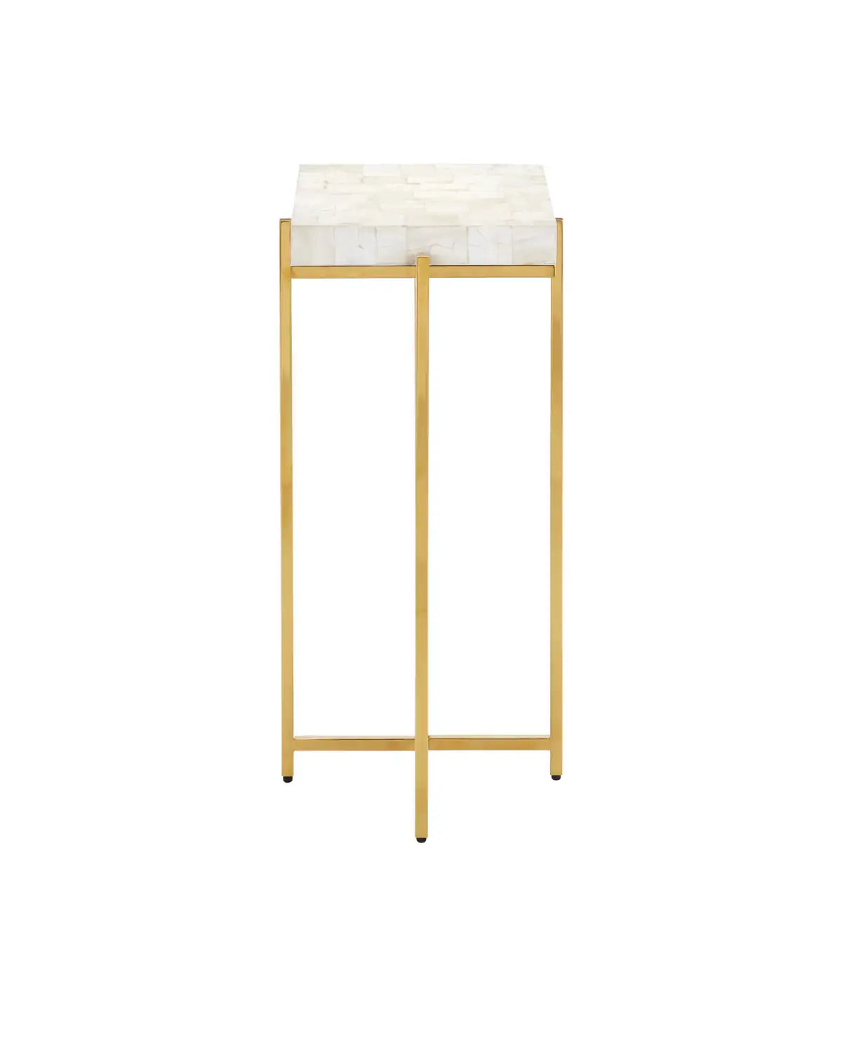 CURREY & COMPANY CASEY MOTHER OF PEARL ACCENT TABLE - Dining Tables