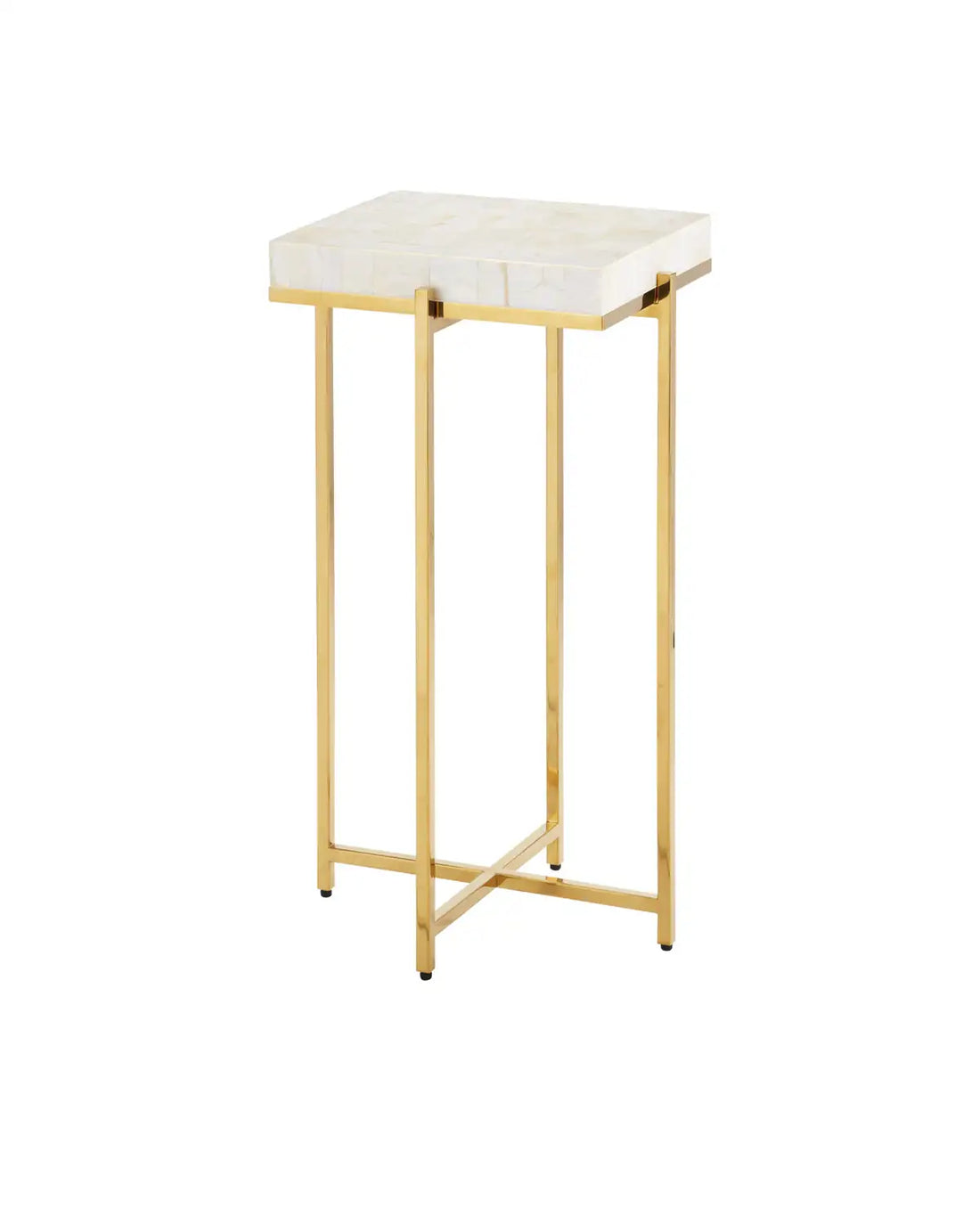 CURREY & COMPANY CASEY MOTHER OF PEARL ACCENT TABLE - Dining Tables
