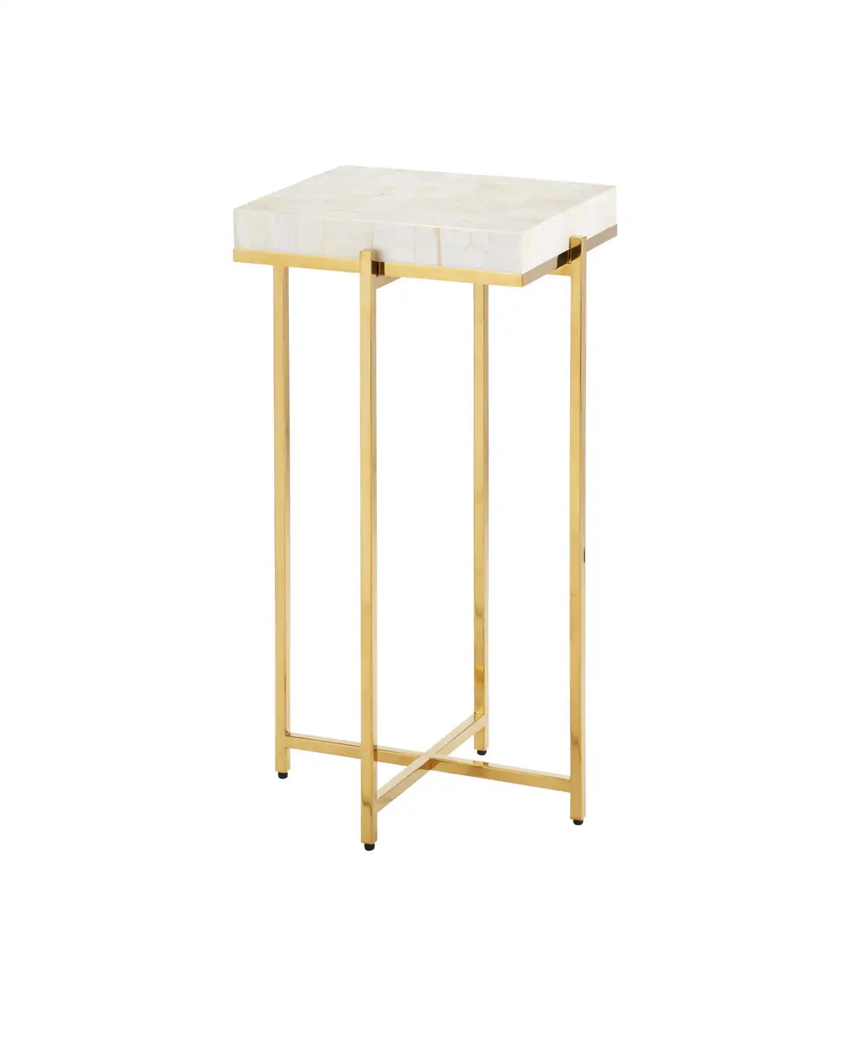 CURREY & COMPANY CASEY MOTHER OF PEARL ACCENT TABLE - Dining Tables