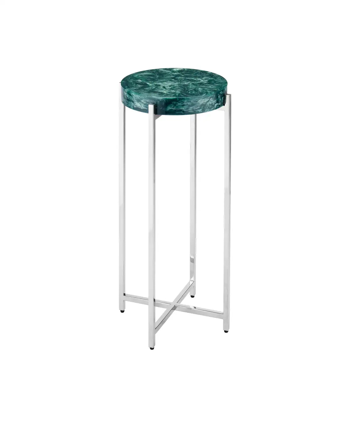 CURREY & COMPANY RINA TEAL DRINKS TABLE - Dining Tables