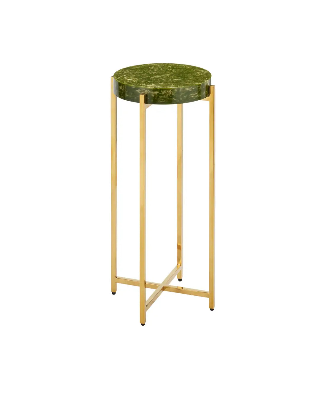 CURREY & COMPANY RINA GREEN DRINKS TABLE - Dining Tables