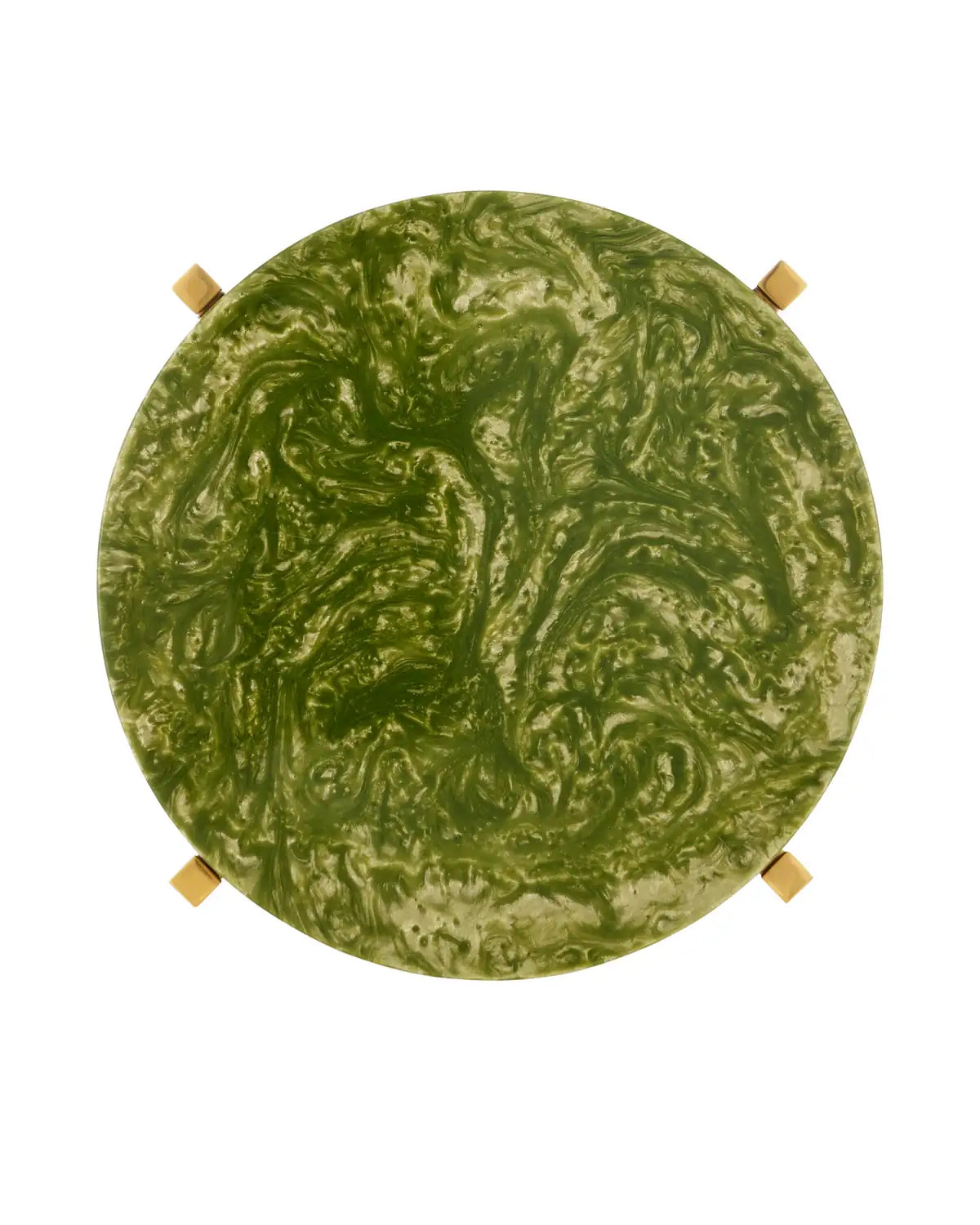 CURREY & COMPANY RINA GREEN DRINKS TABLE - Dining Tables