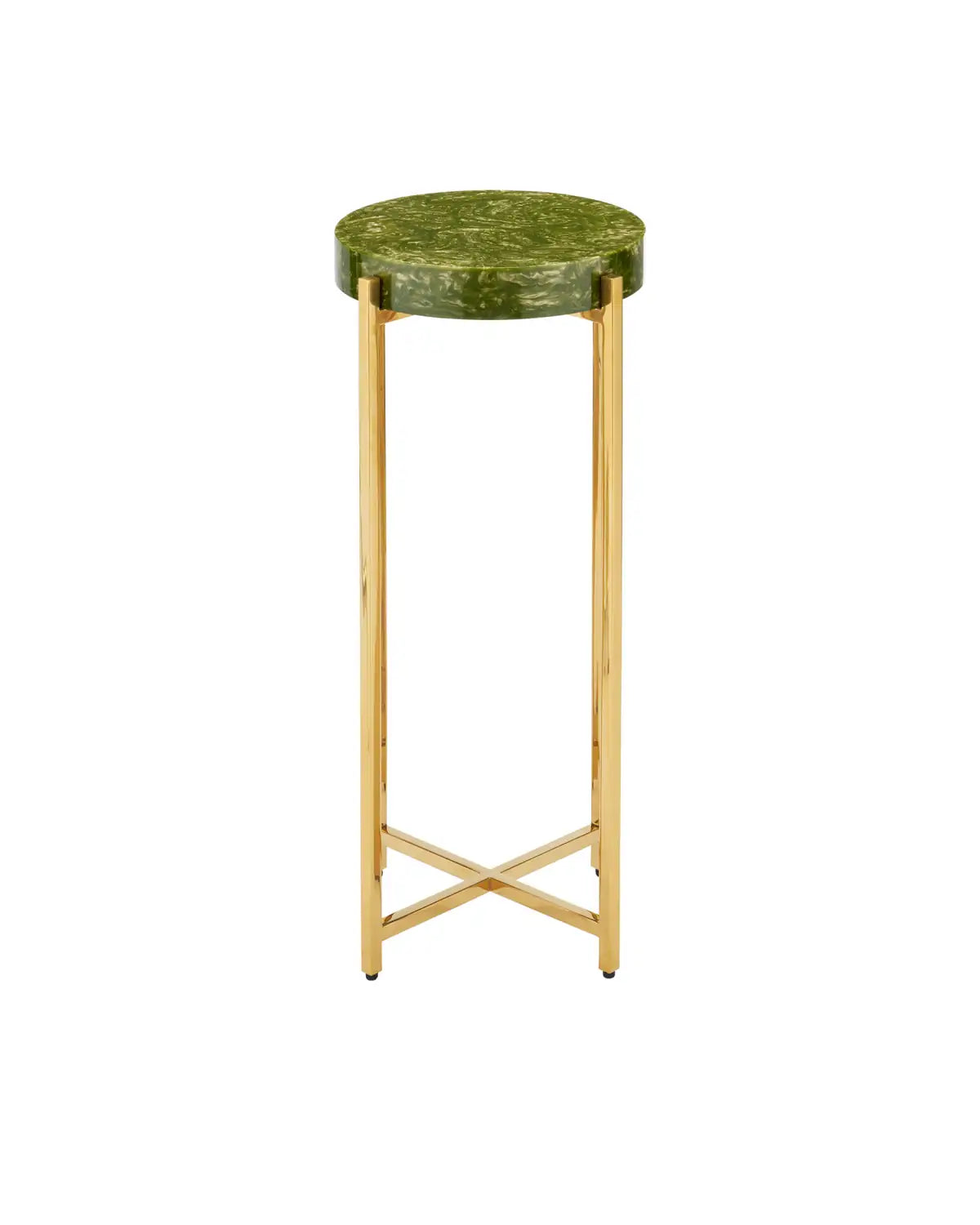 CURREY & COMPANY RINA GREEN DRINKS TABLE - Dining Tables
