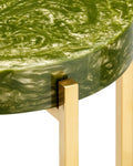 CURREY & COMPANY RINA GREEN DRINKS TABLE - Dining Tables