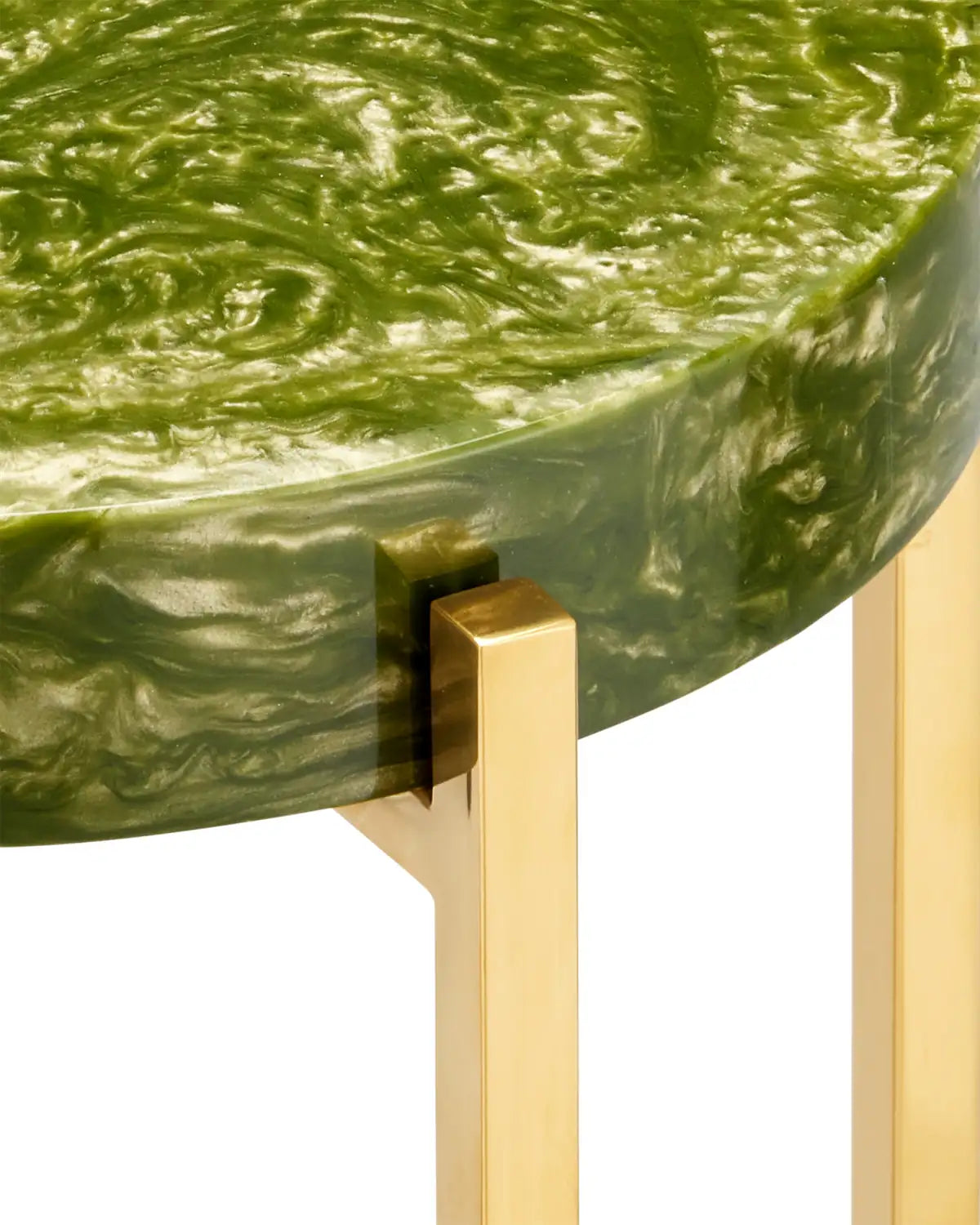 CURREY & COMPANY RINA GREEN DRINKS TABLE - Dining Tables