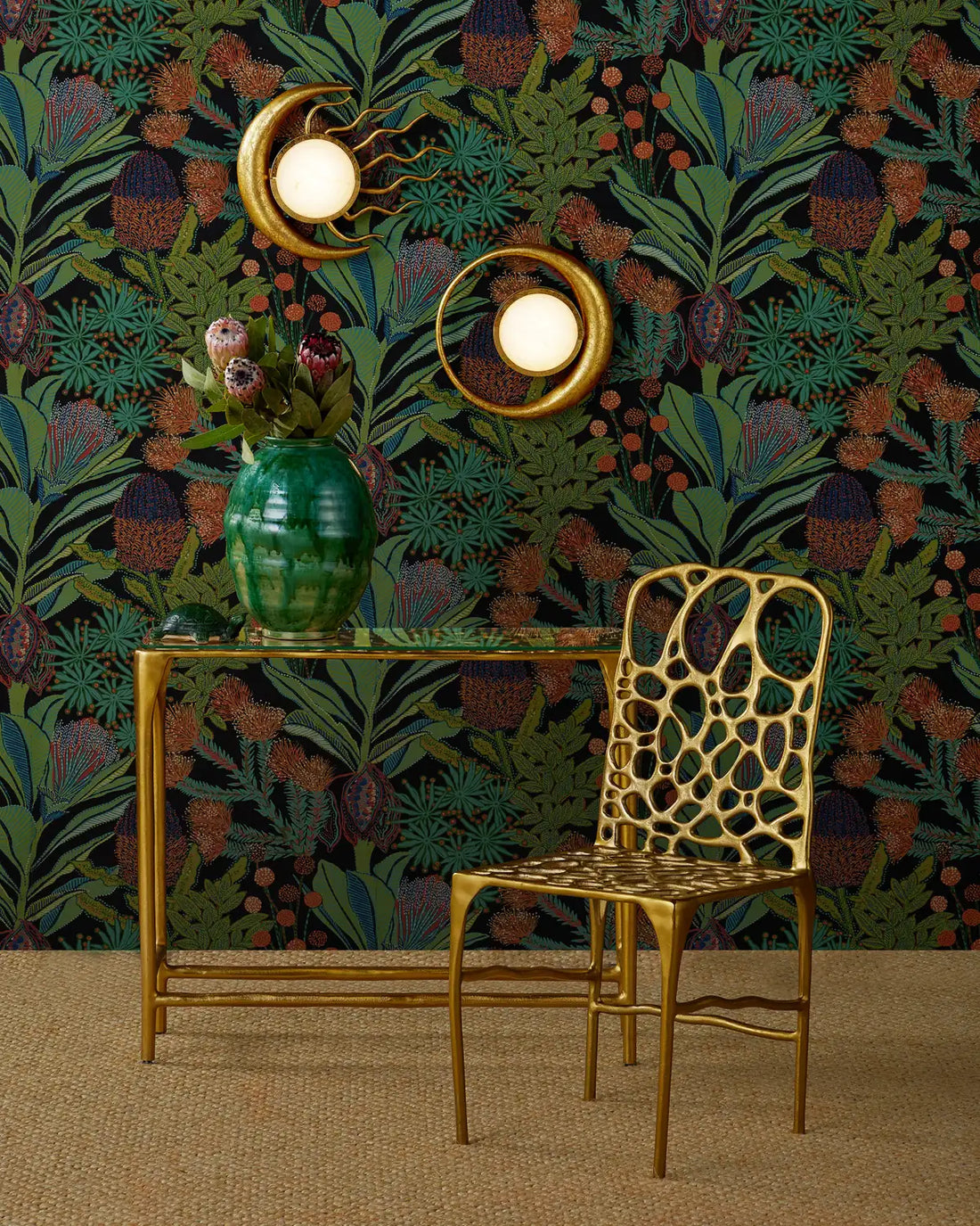 CURREY & COMPANY HONEYCOMB SIDE CHAIR - Lounge