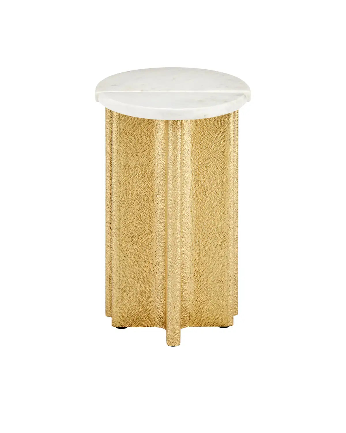 CURREY & COMPANY DOUBLET MARBLE ACCENT TABLE SET OF 2 - Dining Tables