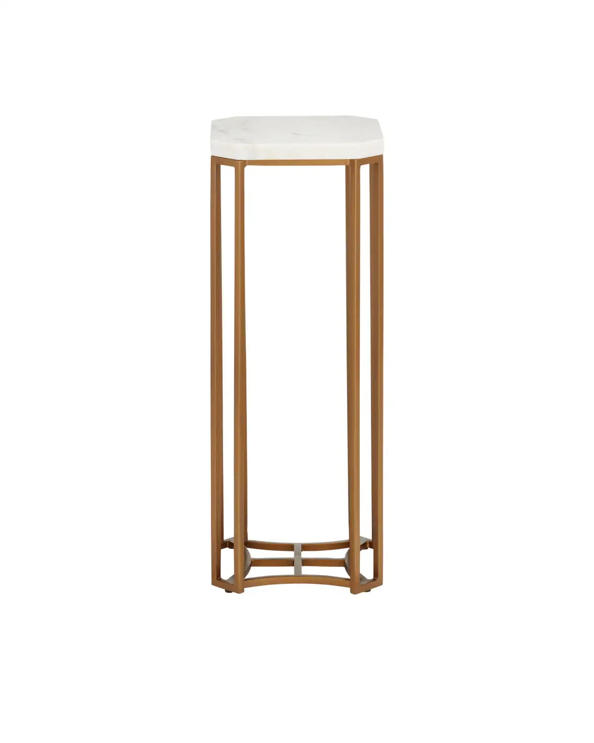CURREY & COMPANY OCHO MARBLE DRINKS TABLE - Dining Tables