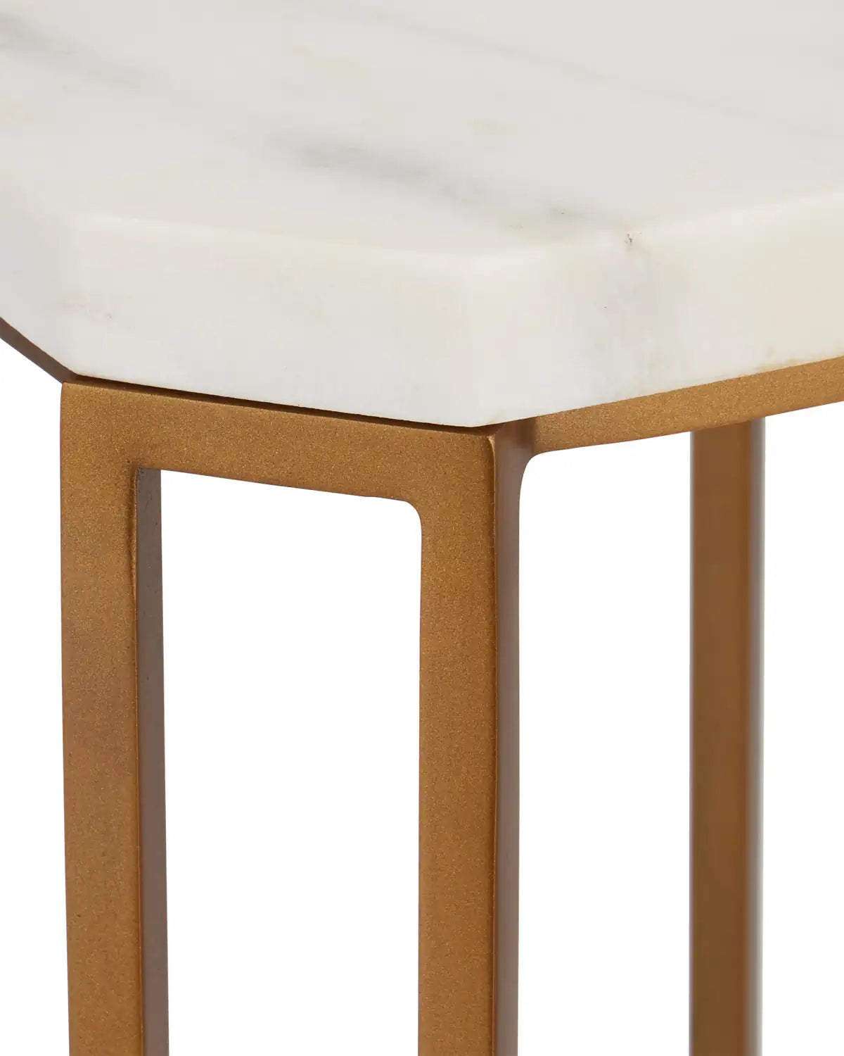 CURREY & COMPANY OCHO MARBLE DRINKS TABLE - Dining Tables