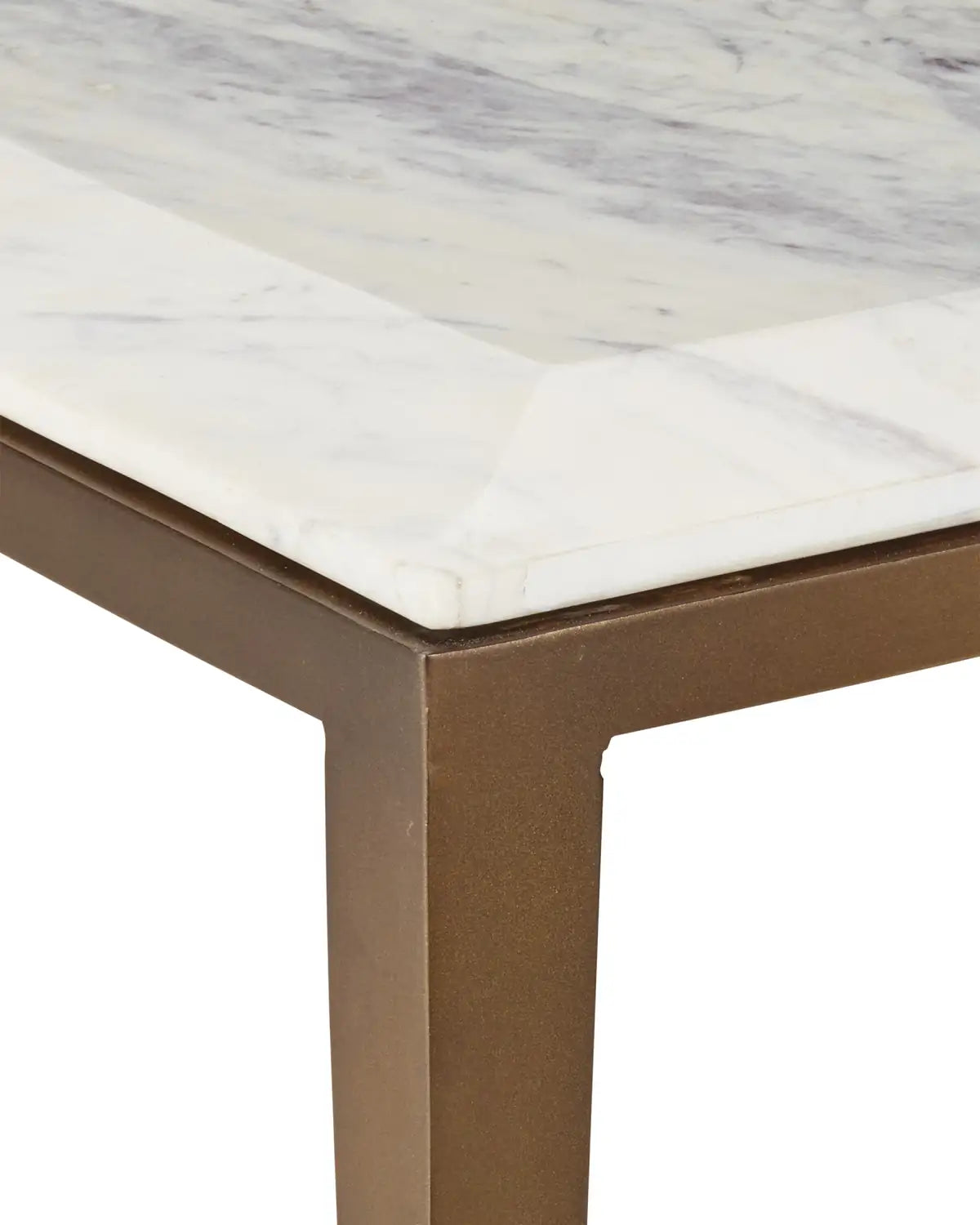 CURREY & COMPANY OBLIQUE MARBLE COCKTAIL TABLE - Dining Tables