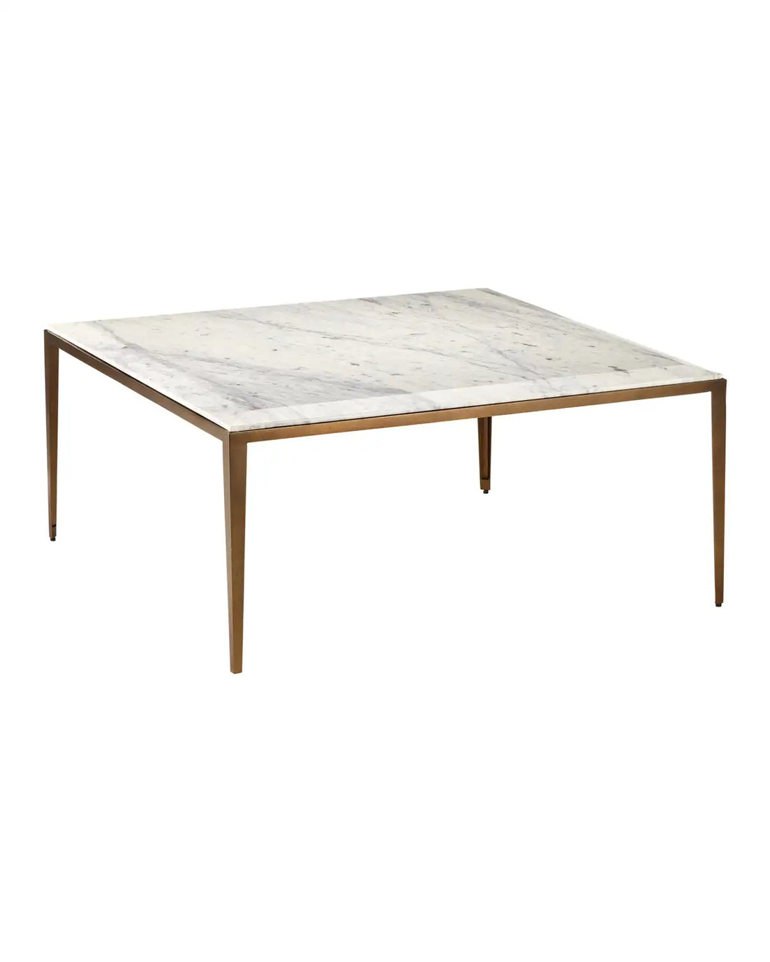 CURREY & COMPANY OBLIQUE MARBLE COCKTAIL TABLE - Dining Tables