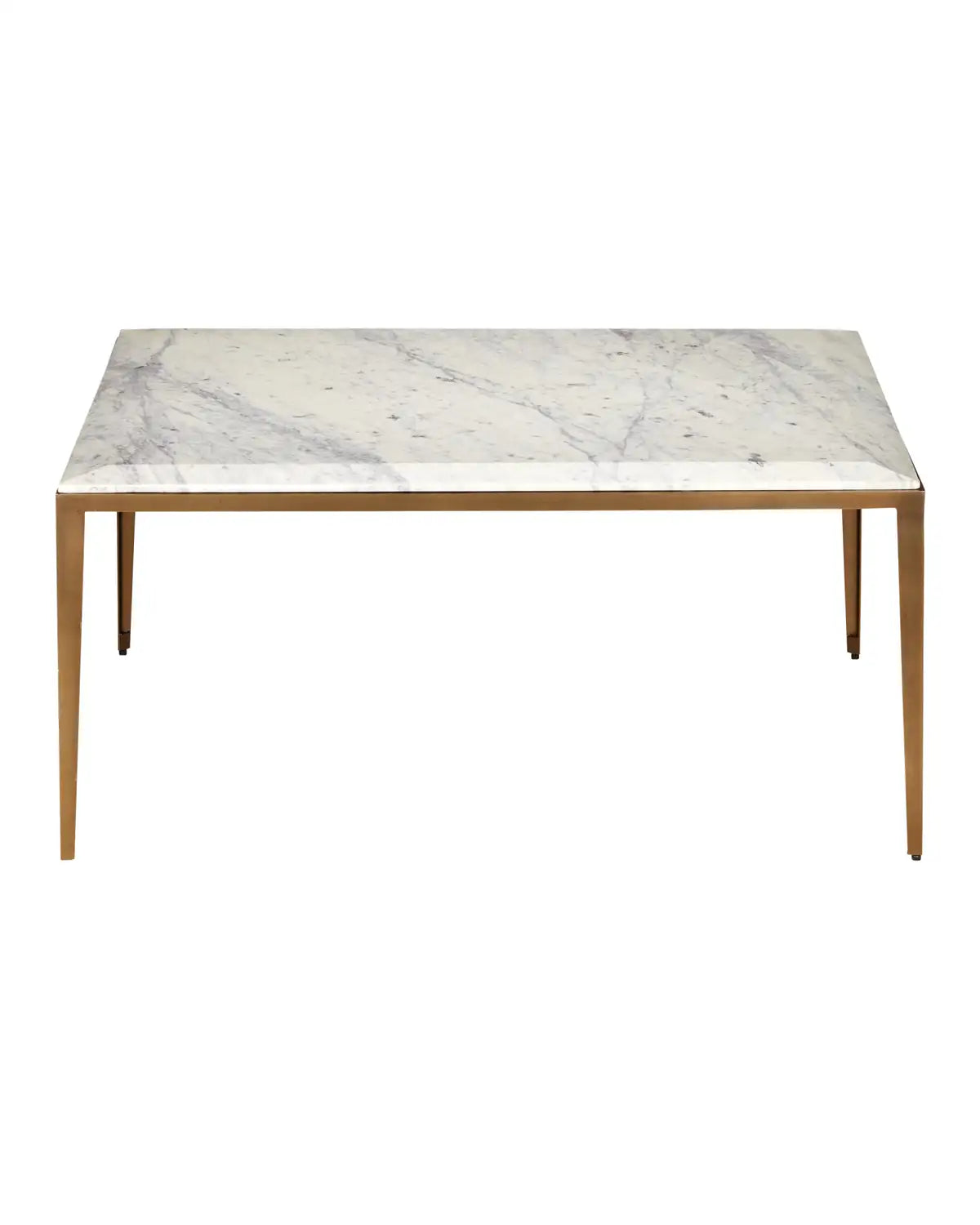 CURREY & COMPANY OBLIQUE MARBLE COCKTAIL TABLE - Dining Tables