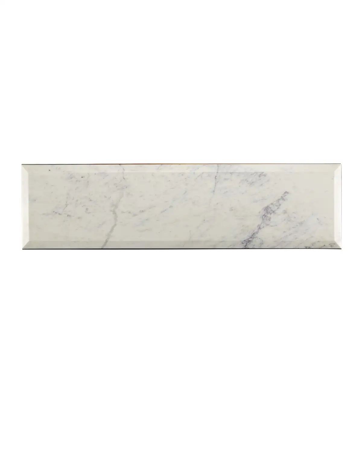 CURREY & COMPANY OBLIQUE MARBLE CONSOLE TABLE - Dining Tables