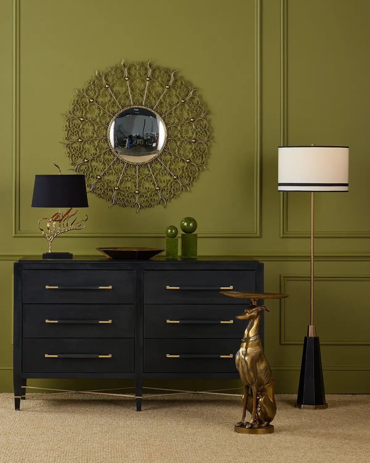 CURREY & COMPANY BALLYREGAN ACCENT TABLE - Dining Tables