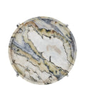 CURREY & COMPANY FREYA FLORAL JADE MARBLE ACCENT TABLE - Dining Tables