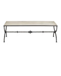 CURREY & COMPANY AGORA TRAVERTINE COCKTAIL TABLE - Dining Tables