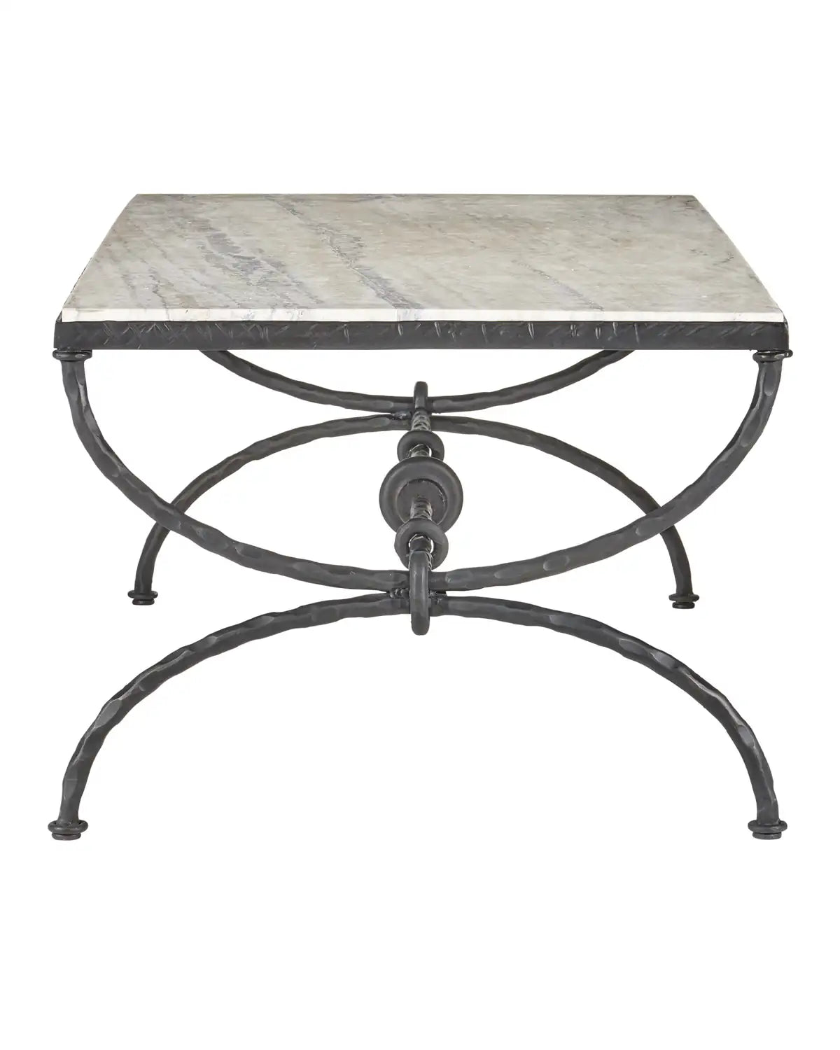 CURREY & COMPANY AGORA TRAVERTINE COCKTAIL TABLE - Dining Tables