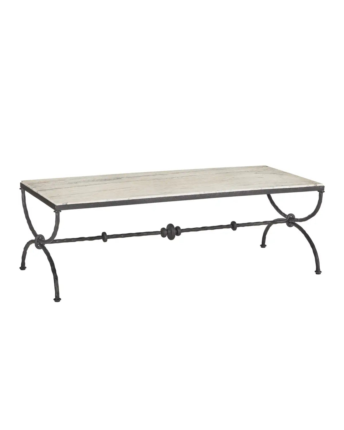 CURREY & COMPANY AGORA TRAVERTINE COCKTAIL TABLE - Dining Tables