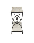 CURREY & COMPANY AGORA TRAVERTINE CONSOLE TABLE - Dining Tables