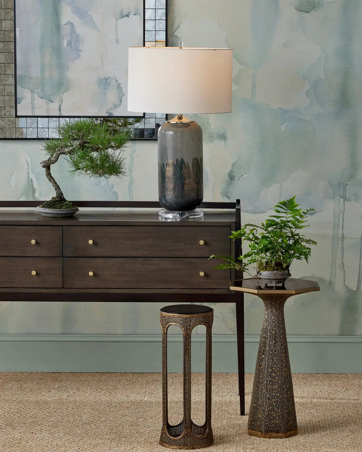 CURREY & COMPANY CASTOR ACCENT TABLE - Side