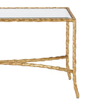 CURREY & COMPANY GILT TWIST COCKTAIL TABLE - Dining Tables