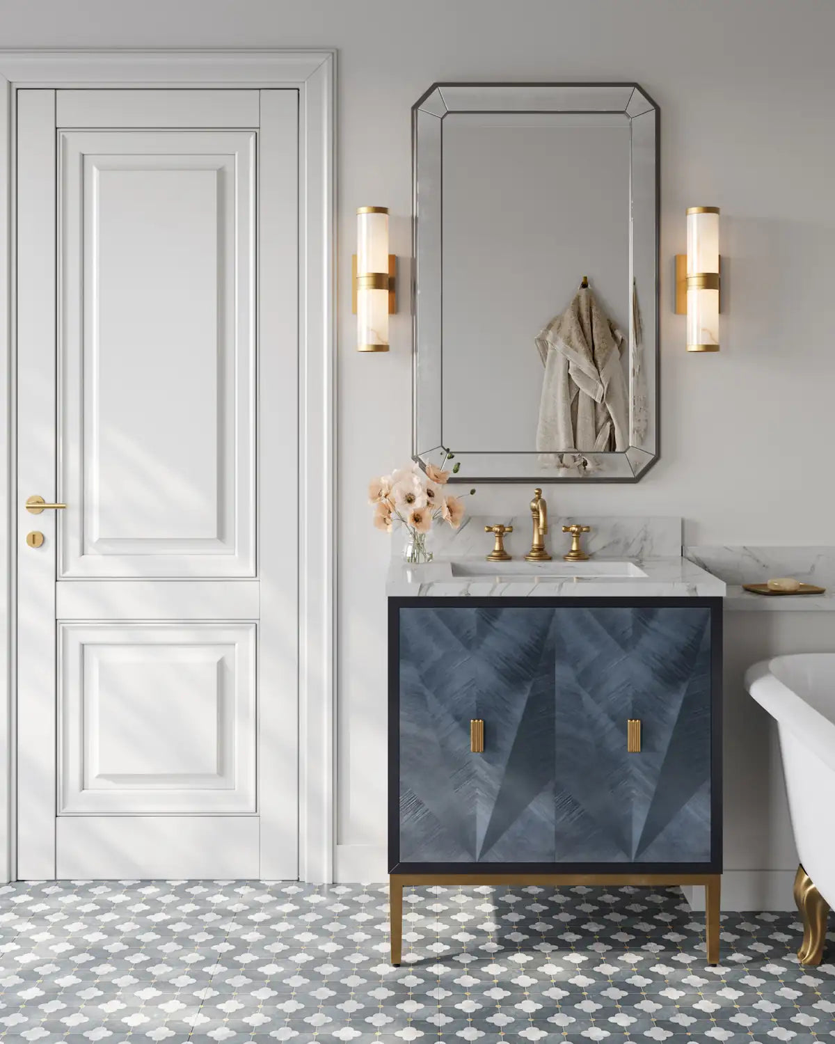 CURREY & COMPANY, ANTIQUED MIRROR, MIRRORS
