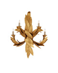 CURREY & COMPANY, APOLLO TWISTED LEAF WALL SCONCE, WALL SCONCES