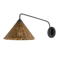 CURREY & COMPANY, BASKET SWING-ARM WALL SCONCE, WALL SCONCES