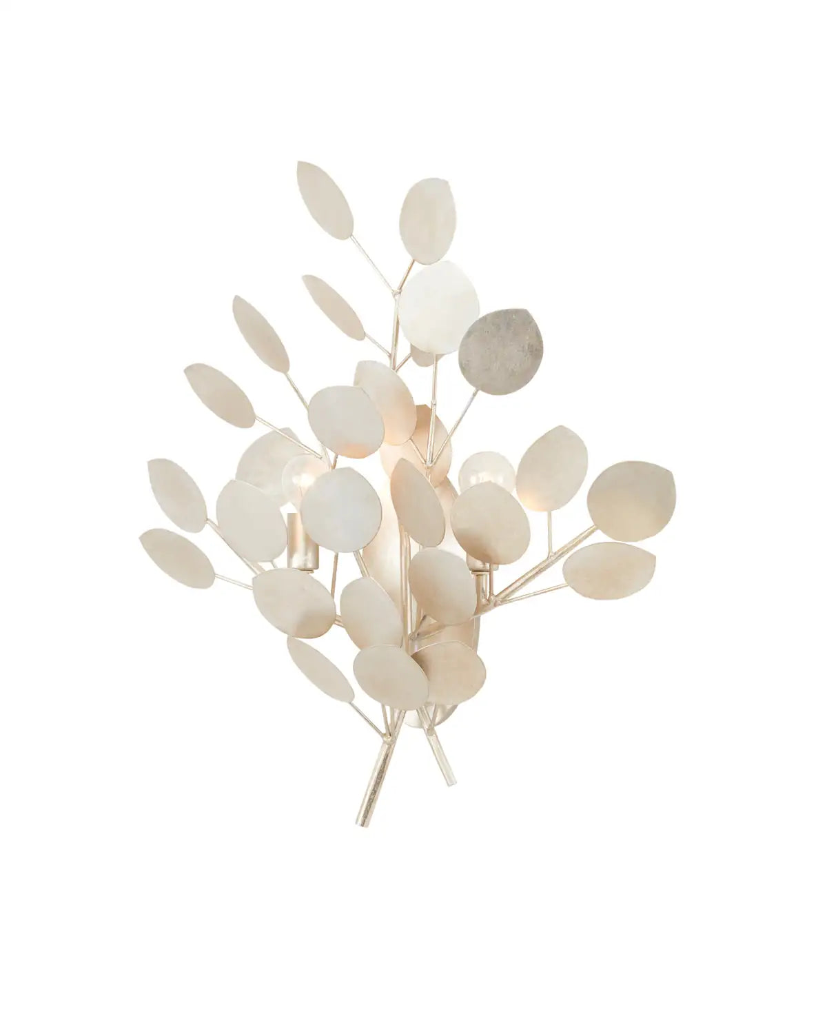 CURREY & COMPANY, LUNARIA WALL SCONCE, WALL SCONCES