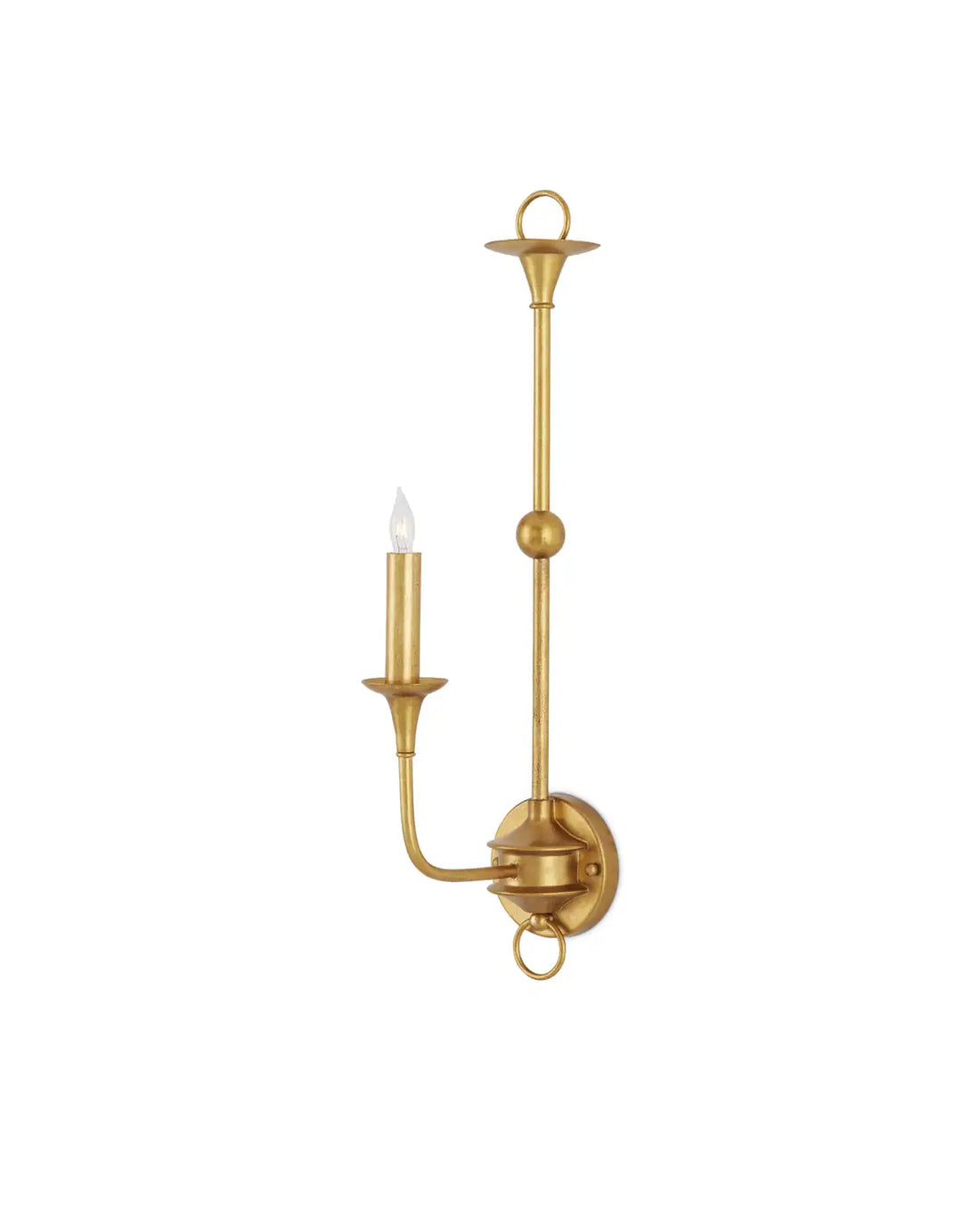 CURREY & COMPANY, NOTTAWAY SINGLE-LIGHT WALL SCONCE, WALL SCONCES