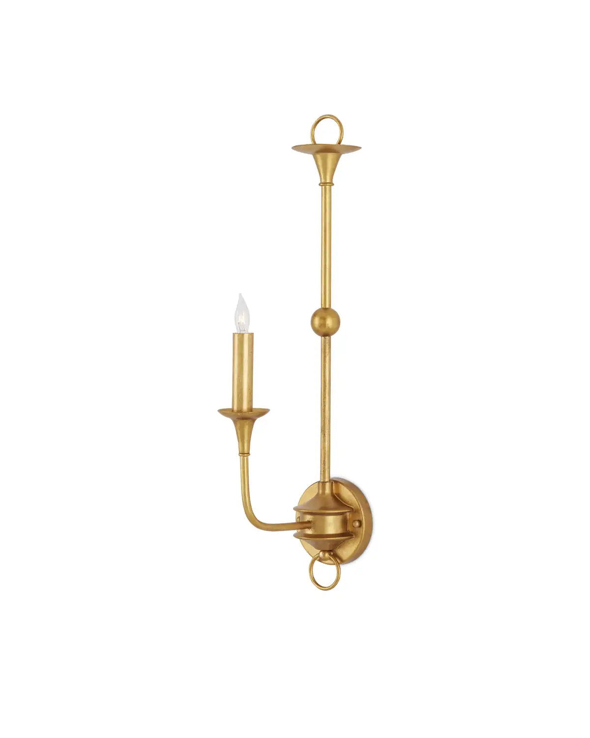 CURREY & COMPANY, NOTTAWAY SINGLE-LIGHT WALL SCONCE, WALL SCONCES