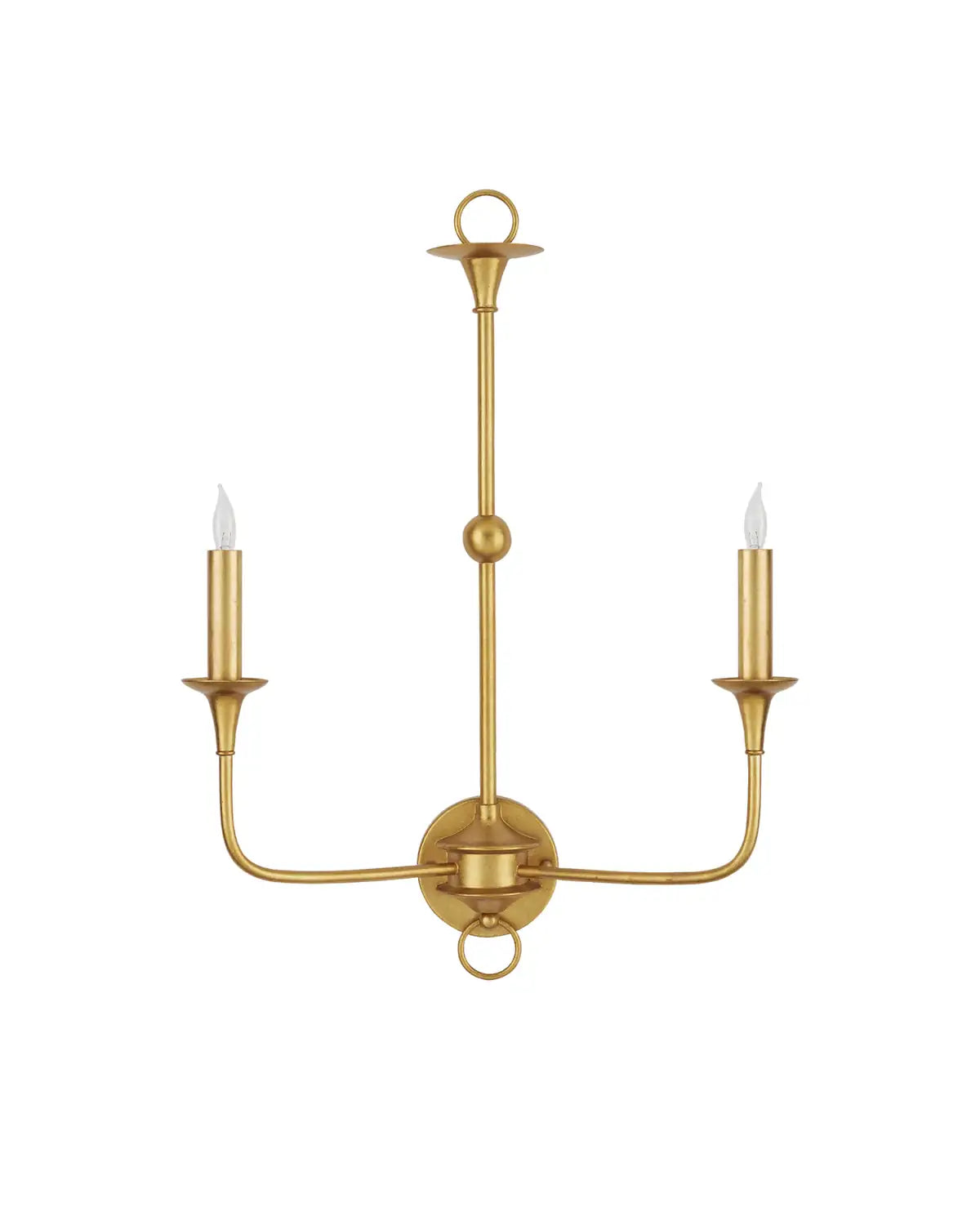 CURREY & COMPANY, NOTTAWAY DOUBLE-LIGHT WALL SCONCE, WALL SCONCES