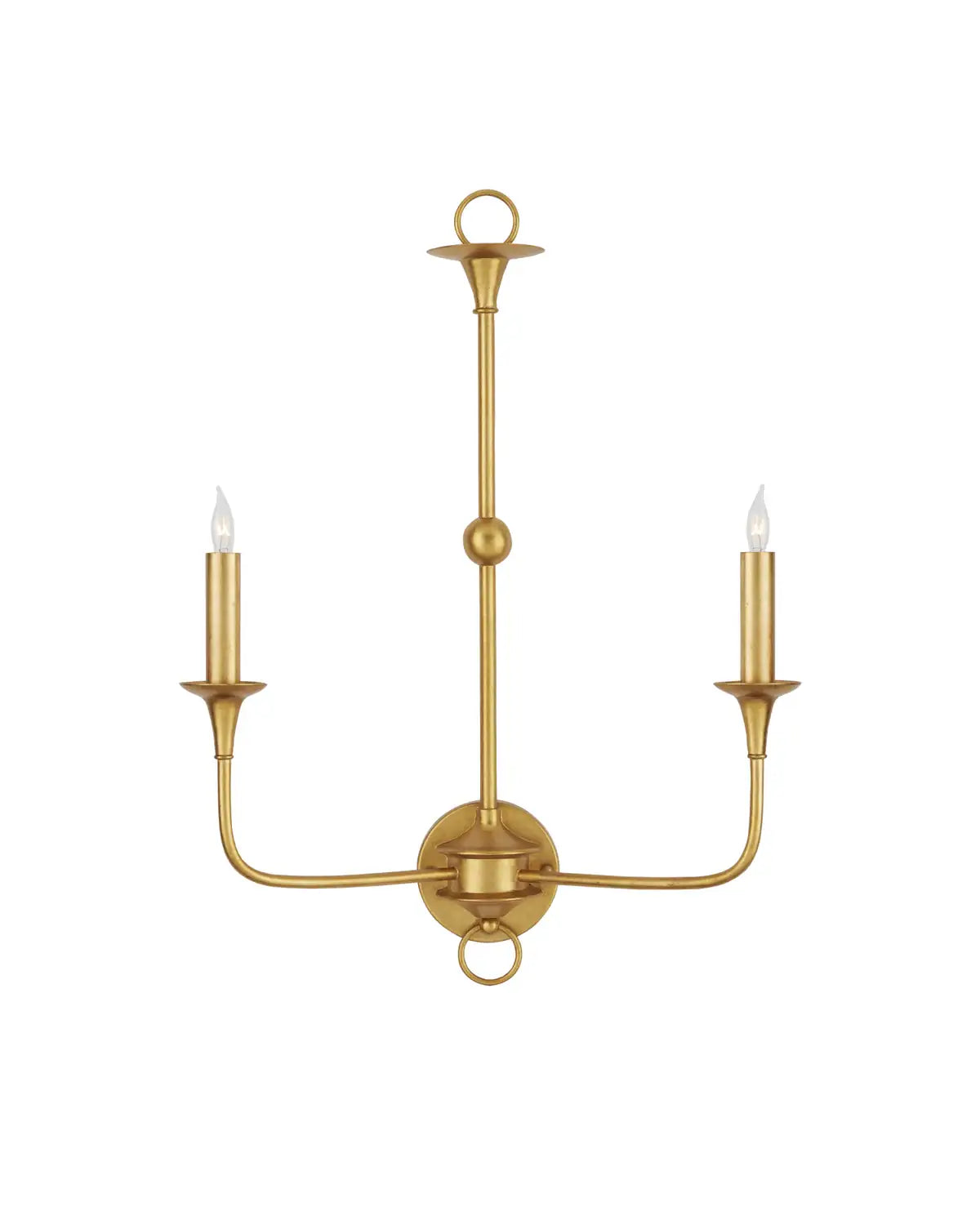 CURREY & COMPANY, NOTTAWAY DOUBLE-LIGHT WALL SCONCE, WALL SCONCES