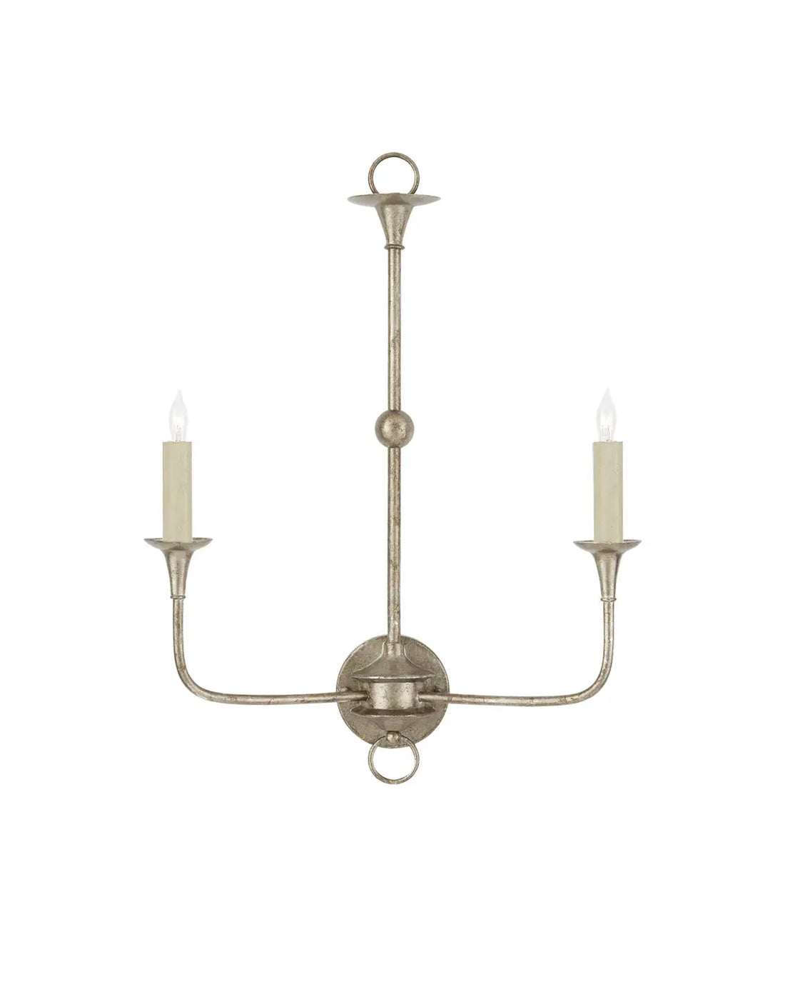 CURREY & COMPANY, NOTTAWAY DOUBLE-LIGHT WALL SCONCE, WALL SCONCES