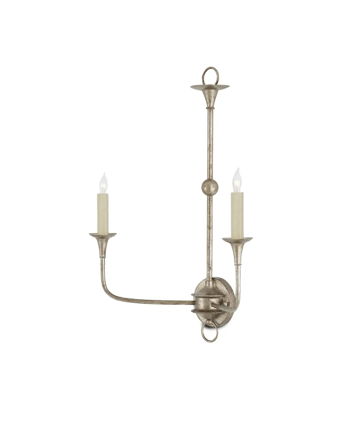 CURREY & COMPANY, NOTTAWAY DOUBLE-LIGHT WALL SCONCE, WALL SCONCES