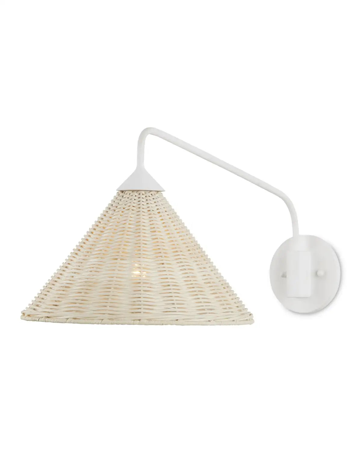CURREY & COMPANY, BASKET SWING-ARM WALL SCONCE, WALL SCONCES