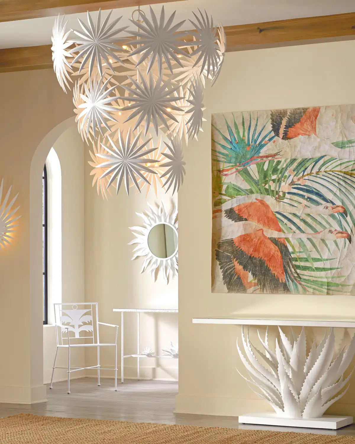 CURREY & COMPANY, BISMARKIA WALL SCONCE, WALL SCONCES