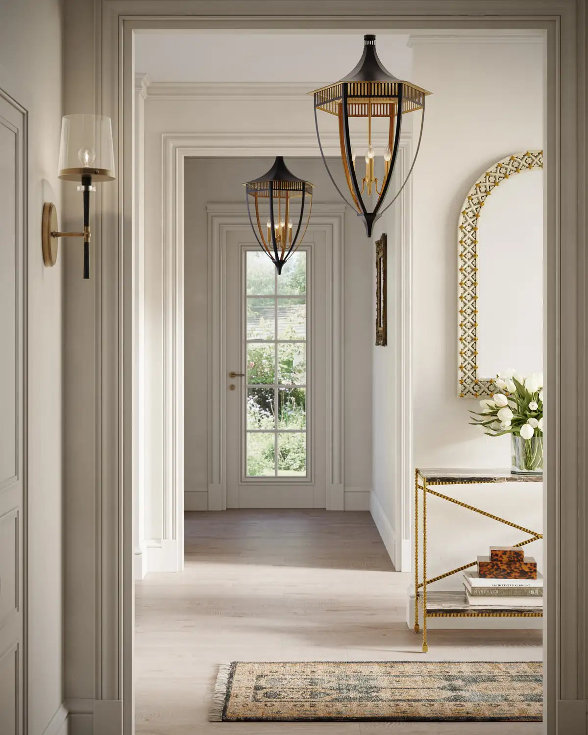 CURREY & COMPANY, LYNDALL WALL SCONCE, WALL SCONCES