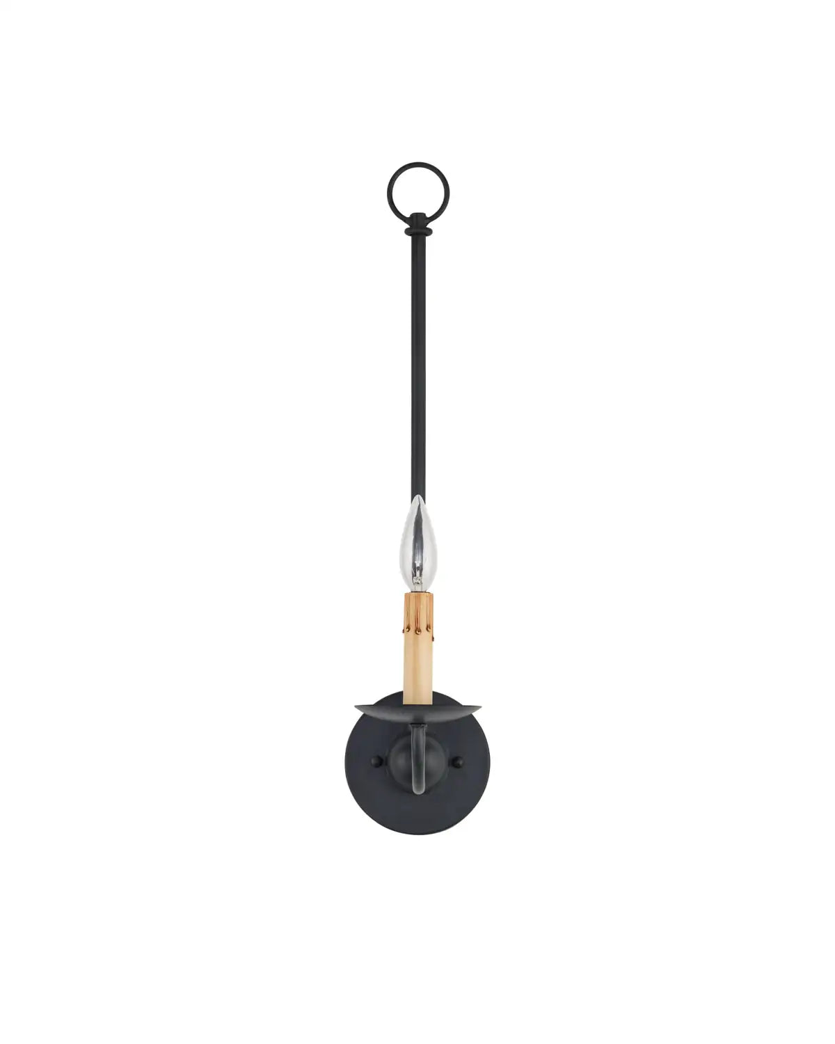 CURREY & COMPANY, SAXON SINGLE-LIGHT WALL SCONCE, WALL SCONCES