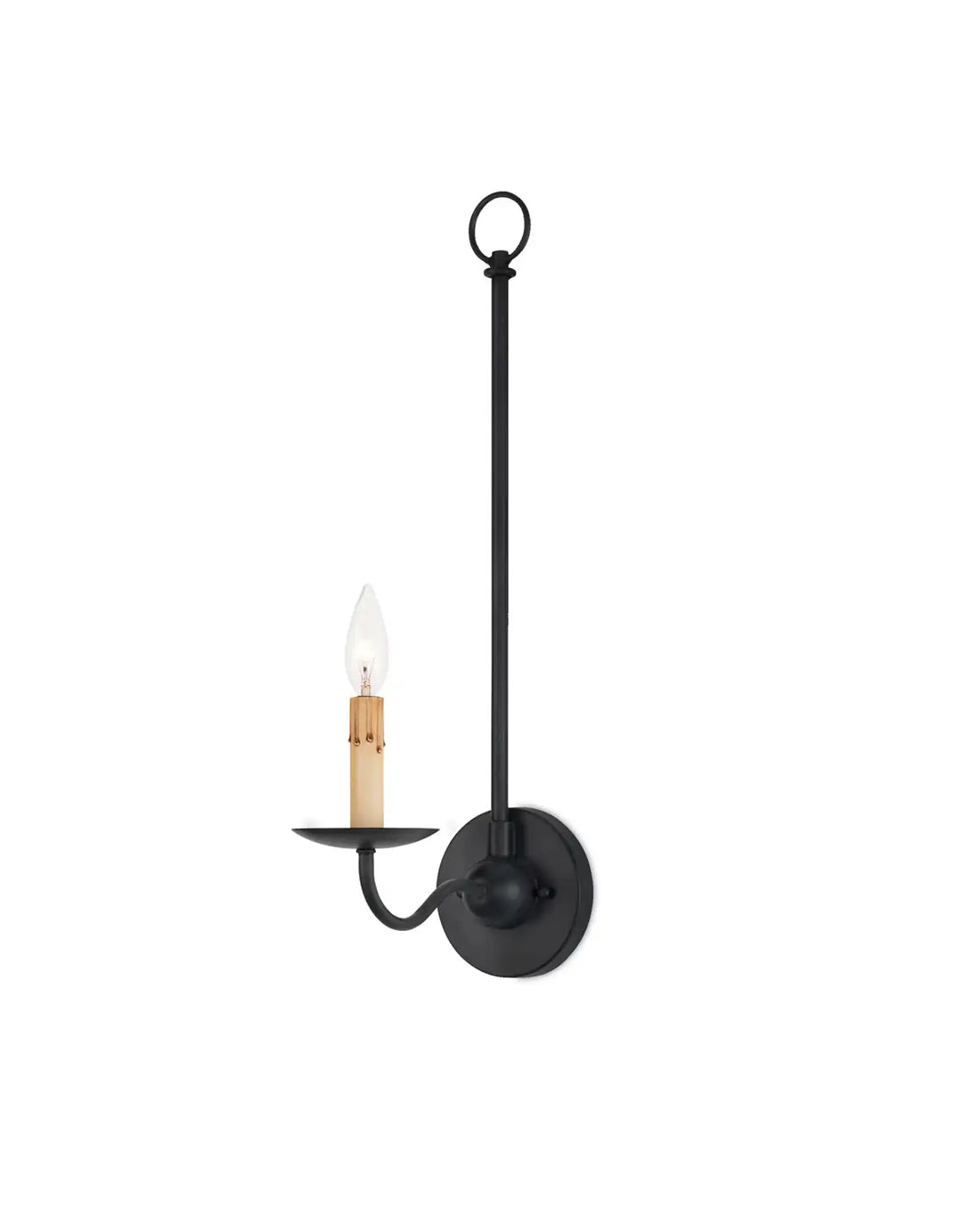 CURREY & COMPANY, SAXON SINGLE-LIGHT WALL SCONCE, WALL SCONCES