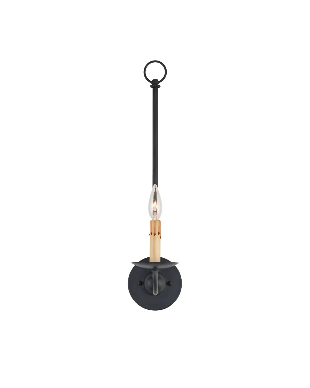 CURREY & COMPANY, SAXON SINGLE-LIGHT WALL SCONCE, WALL SCONCES