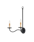 CURREY & COMPANY, SAXON DOUBLE-LIGHT WALL SCONCE, WALL SCONCES