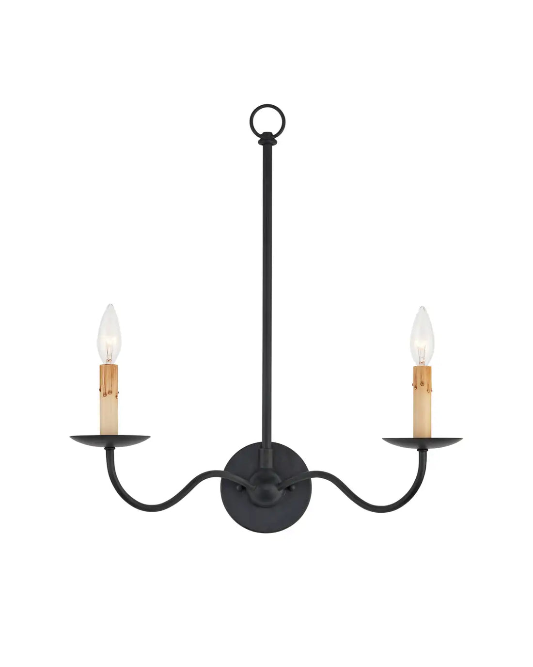 CURREY & COMPANY, SAXON DOUBLE-LIGHT WALL SCONCE, WALL SCONCES